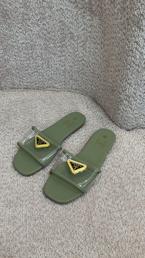 Green prada shoes